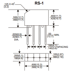 RS107 Datasheet PDF Formosa Technology