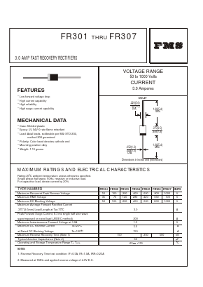 FR301_ Datasheet PDF Formosa Technology