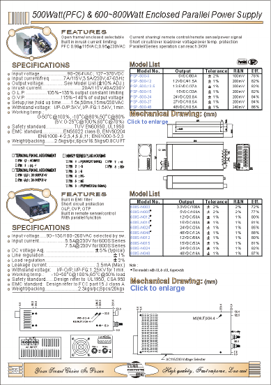 600S-N003 Datasheet PDF Fran Mar International