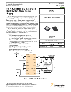 34712 Datasheet PDF Freescale Semiconductor