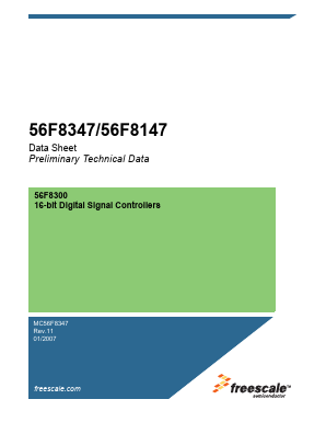 MC56F8147 Datasheet PDF Freescale Semiconductor