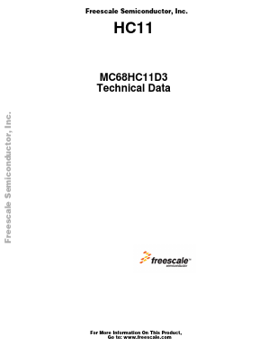 M68HC11E9FS3 Datasheet PDF Freescale Semiconductor