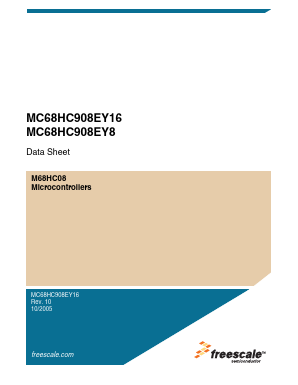 MC68HC908EY16KFA Datasheet PDF Freescale Semiconductor