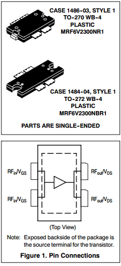 MRF6V2300NR1 Datasheet PDF Freescale Semiconductor