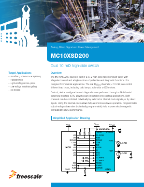 MC10XSD200 Datasheet PDF Freescale Semiconductor