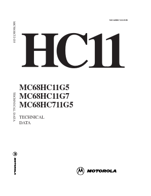 MC68HC711G5 Datasheet PDF Freescale Semiconductor