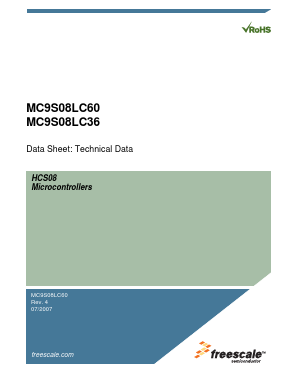 MC9S08LC36CLHE Datasheet PDF Freescale Semiconductor