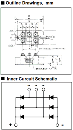 6RI100G-100A Datasheet PDF Fuji Electric