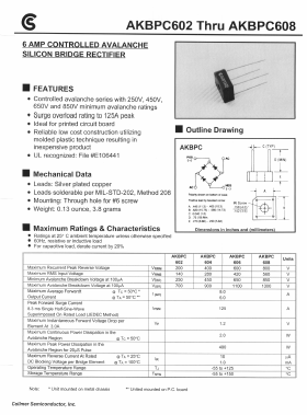 AKBPC605 Datasheet PDF Fuji Electric