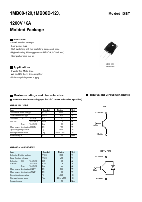 1MB08-120 Datasheet PDF Fuji Electric