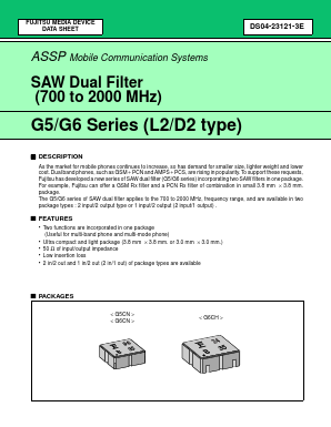FAR-G6CN-1G8950-L233-U Datasheet PDF Fujitsu