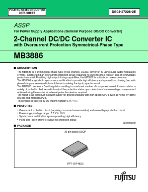 MB3886PFV Datasheet PDF Fujitsu
