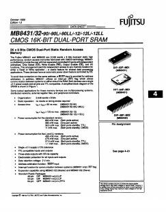 MB8432-12 Datasheet PDF Fujitsu
