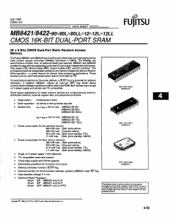 MB8422 Datasheet PDF Fujitsu