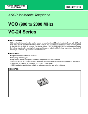 VC-2R8A24-1202 Datasheet PDF Fujitsu