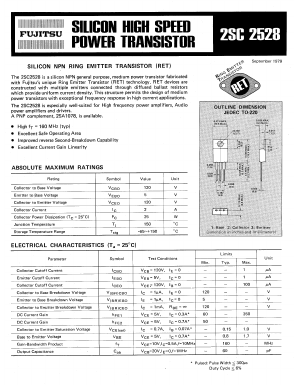 2SC2528 Datasheet PDF Fujitsu