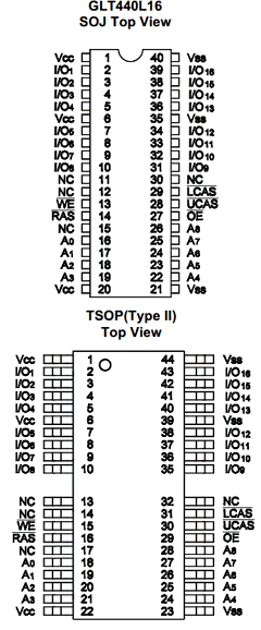 GLT412N16-35J4 Datasheet PDF G-Link Technology 