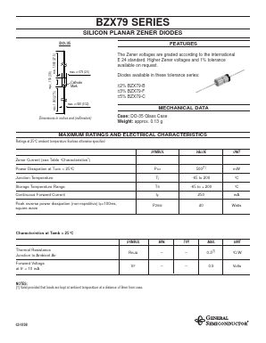 BZX79-F5V1 Datasheet PDF General Semiconductor