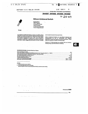 2N4990 Datasheet PDF General Semiconductor