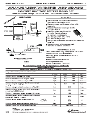 AS3528N Datasheet PDF General Semiconductor
