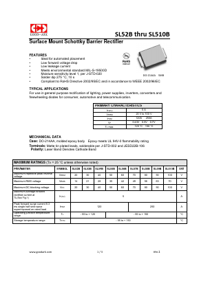 SL510B Datasheet PDF GOOD-ARK