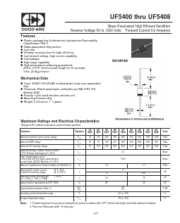 UF5400 Datasheet PDF GOOD-ARK