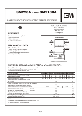 SM220A Datasheet PDF Goodwork Semiconductor Co., Ltd.