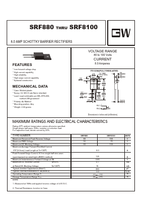 SRF8100 Datasheet PDF Goodwork Semiconductor Co., Ltd.