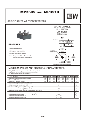 MP356 Datasheet PDF Goodwork Semiconductor Co., Ltd.