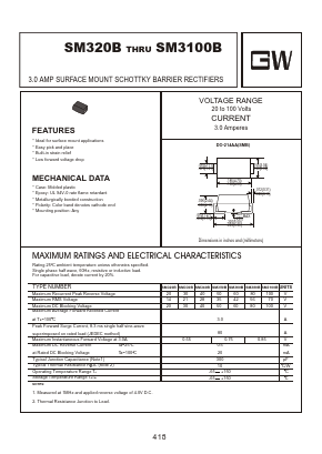SM320B Datasheet PDF Goodwork Semiconductor Co., Ltd.