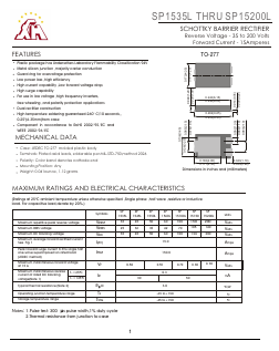 SP15100L Datasheet PDF Gaomi Xinghe Electronics Co., Ltd.