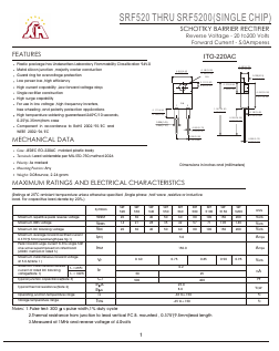 SRF560 Datasheet PDF Gaomi Xinghe Electronics Co., Ltd.