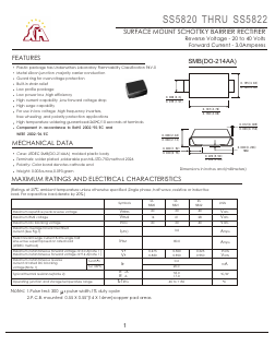SS5822 Datasheet PDF Gaomi Xinghe Electronics Co., Ltd.
