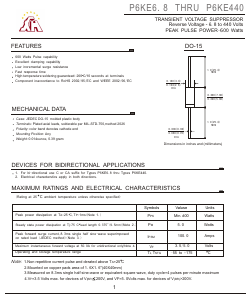 P6KE30 Datasheet PDF Gaomi Xinghe Electronics Co., Ltd.
