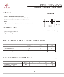 ZMM12 Datasheet PDF Gaomi Xinghe Electronics Co., Ltd.