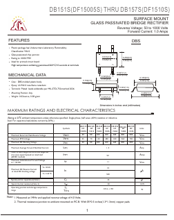 DF1502S Datasheet PDF Gaomi Xinghe Electronics Co., Ltd.