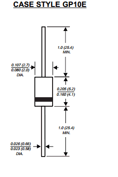 RGP02-12E Datasheet PDF General Semiconductor