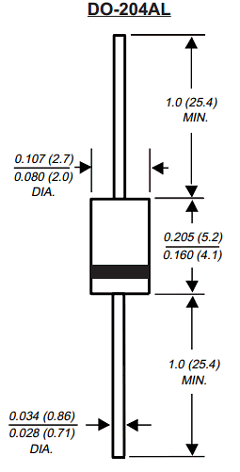 P6KE33 Datasheet PDF General Semiconductor