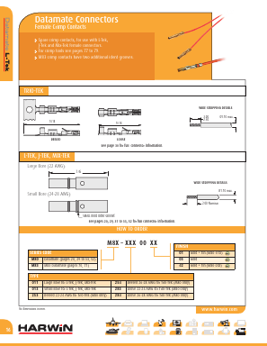 M80-0110042 Datasheet PDF Harwin Plc