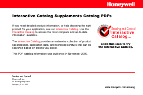 1172CX2 Datasheet PDF Honeywell Accelerometers
