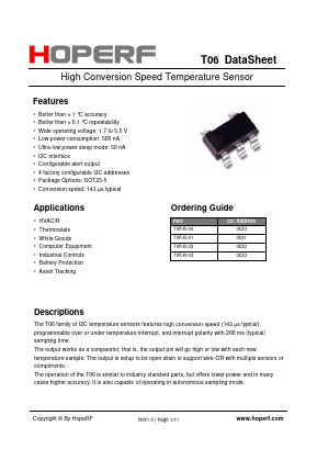 T06-B-02 Datasheet PDF HOPE Microelectronics CO., Ltd.