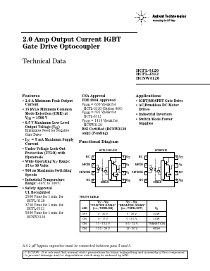 HCPL-3150-300 Datasheet PDF HP => Agilent Technologies