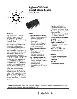 ADNB-2012 Datasheet PDF HP => Agilent Technologies