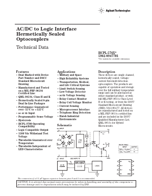 HCPL-576K Datasheet PDF HP => Agilent Technologies