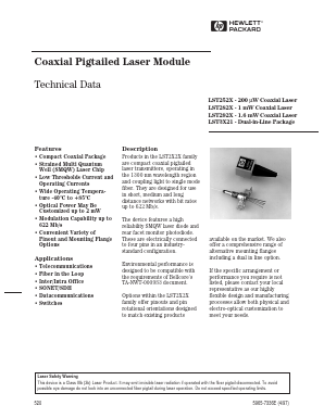LST2527-S4-T-DN Datasheet PDF HP => Agilent Technologies