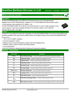P26B Datasheet PDF HuaXinAn Electronics CO.,LTD
