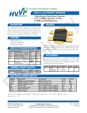 HVV1012-060 Datasheet PDF HVVi Semiconductors, Inc.