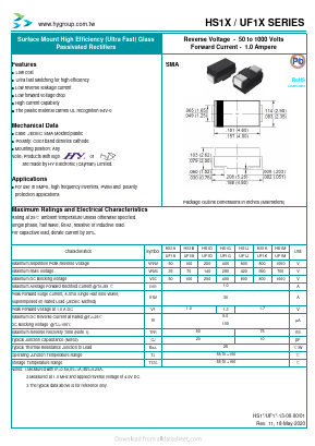 HS1B Datasheet PDF HY ELECTRONIC CORP.
