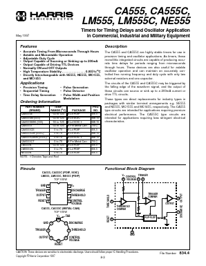 CA0555CM Datasheet PDF Harris Semiconductor