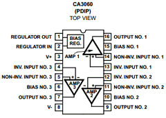 CA3060 Datasheet PDF Harris Semiconductor